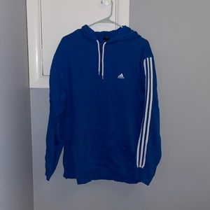 Blue Adidas hoodie